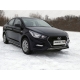 Защита штатных порогов 25 мм ТСС для Hyundai Solaris 2018-2021
